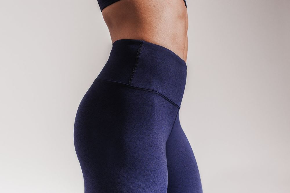 HIGH-RISE TIGHT (PLUSH HEATHER) - DEEP NAVY HEATHER