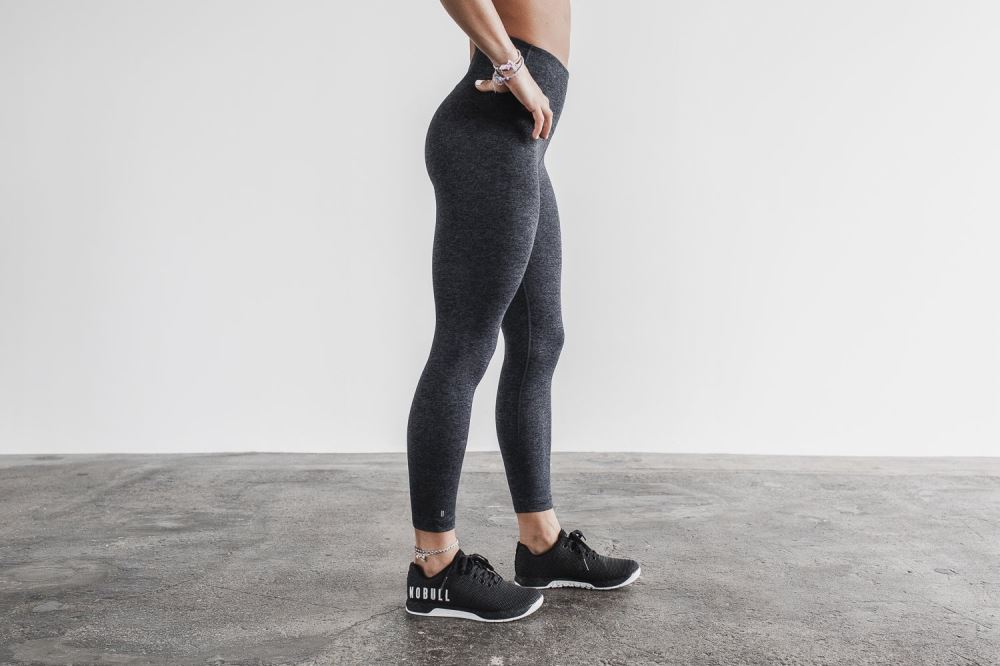 HIGH-RISE 7/8 TIGHT (MATTE) - CHARCOAL HEATHER MATTE [no bull]