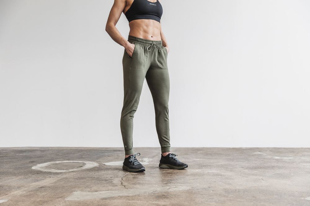 WOMEN\'S JOGGER - ARMY GREEN