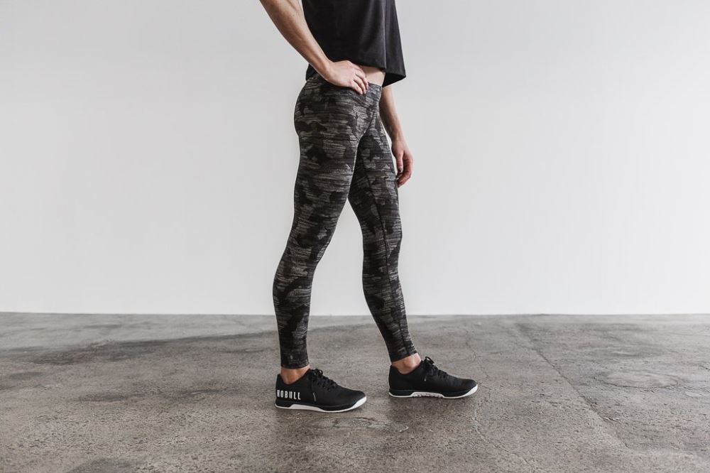 MID-RISE TIGHT (MELANGE) - DARK CAMO