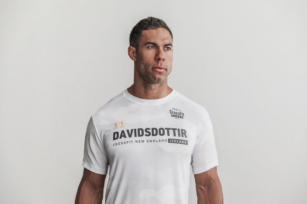 MEN'S NOBULL CROSSFIT GAMES® 2021 JERSEY (DAVIDSDOTTIR) - WHITE CAMO