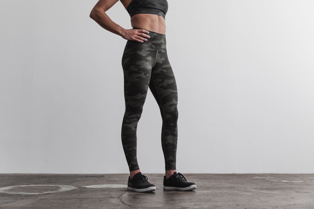 HIGH-RISE TIGHT (CAMO) - CHARCOAL CAMO