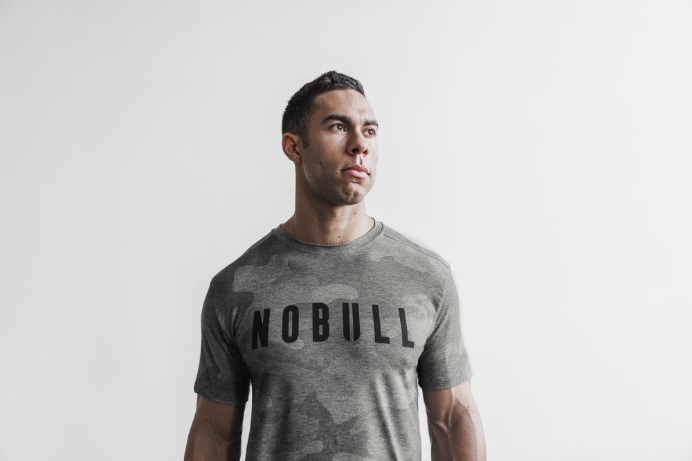 MEN\'S NOBULL TEE (CAMO) - GREY CAMO