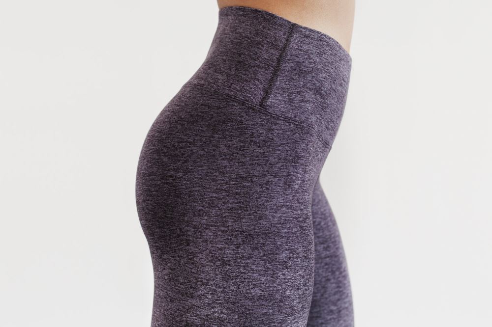 HIGH-RISE CROP (MATTE) - DEEP LAVENDER HEATHER MATTE